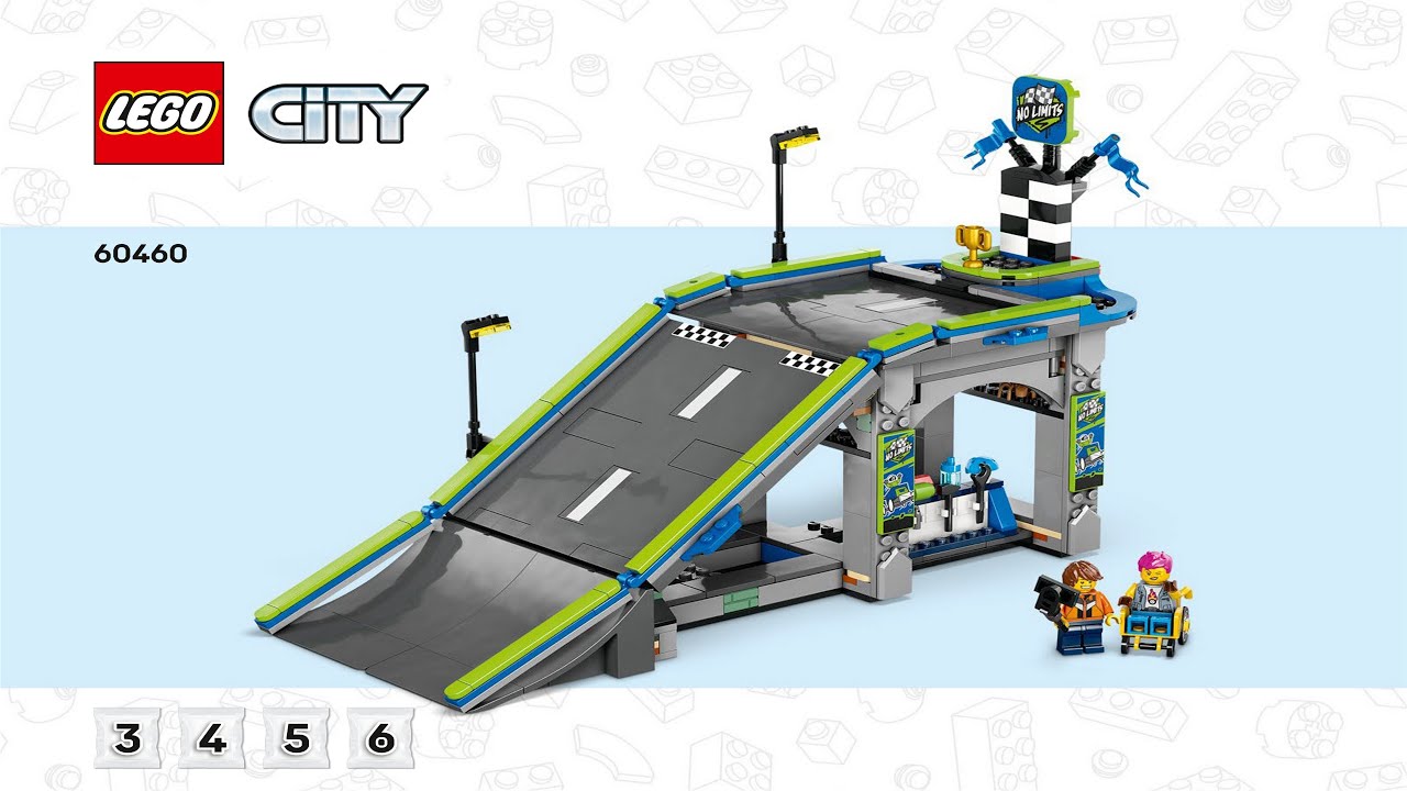 🚧LEGO instructions 🚧 City 🚧 60460 🚧 No Limits Race Car Ramp