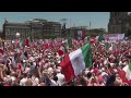 Crowds protest against ruling party in Mexican capital