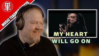 Music Teacher Reacts | DAN VASC - My Heart Will Go On