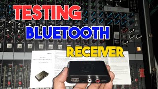 Testing Bluetooth Receiver, Salamat Shopee.