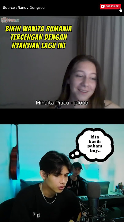 Ometv Singing reaction cover Mihaita piticu - ploua #feedshorts