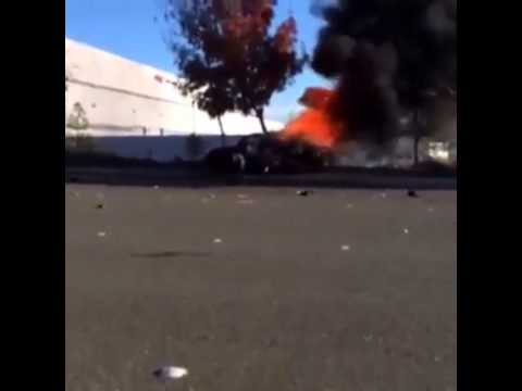 Paul Walker Final Moments Before Fatal Ride - Choque de Paul Walker Porsche