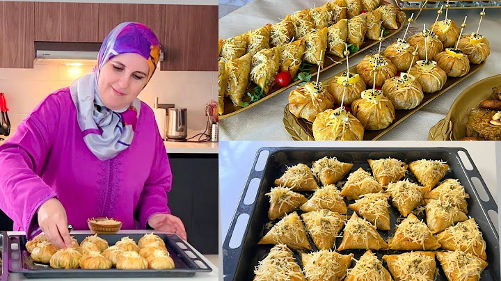 اذا كنت كتوجدي لرمضان ضروري تشوفيهم مملحات بشرمولة خطيرة وبحشوتين بكمية وفيرة بالقليل من ....