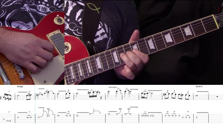 Allman Brothers Melissa Lead Guitar Tab with onscr...