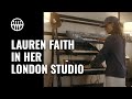 In the studio with lauren faith  thomann