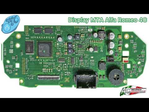 Alfa Romeo 4C Display MTA circuito doble cara