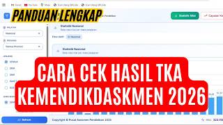 Cara Cek Hasil TKA 2026 Kemendikdasmen #tka