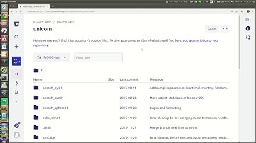 Video Tutorial: Open Source Unicorn/FEniCS-HPC in MSO4SC with web source code editing