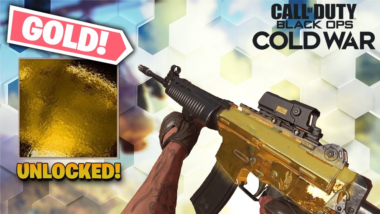 Call of Duty Black Ops Cold War Krig 6.. Unlocked GOLD!!!