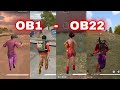 [Free Fire] Nhìn Lại Quá Trình Thay Đổi Từ 0B1- OB22 | Chấm Gaming