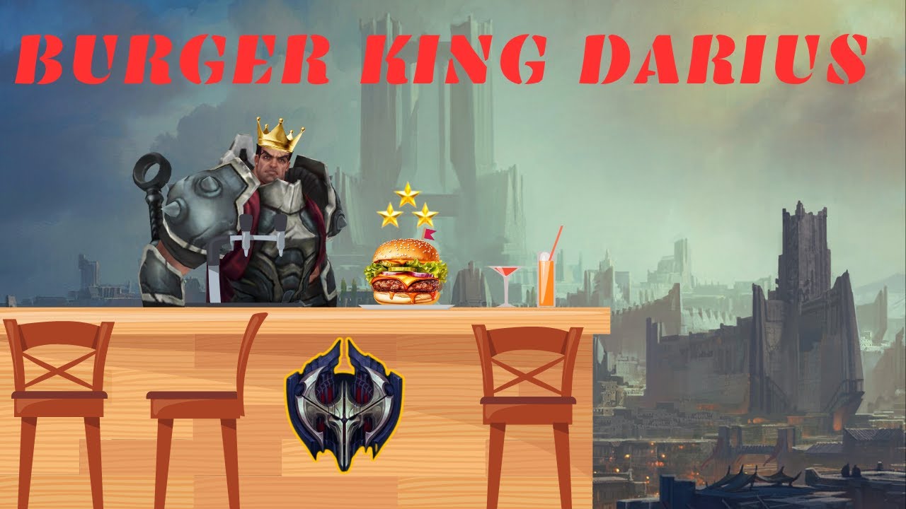 TFT -  Burger King Darius⭐⭐⭐   FUNNY MONTAGE - STRONGEST DARIUS BUILD