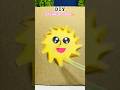 SPINNING SUN DIY😵💫☀️#youtubeshorts #viral #trending #craftgirlneha #cartoon #craft #diy #asmr