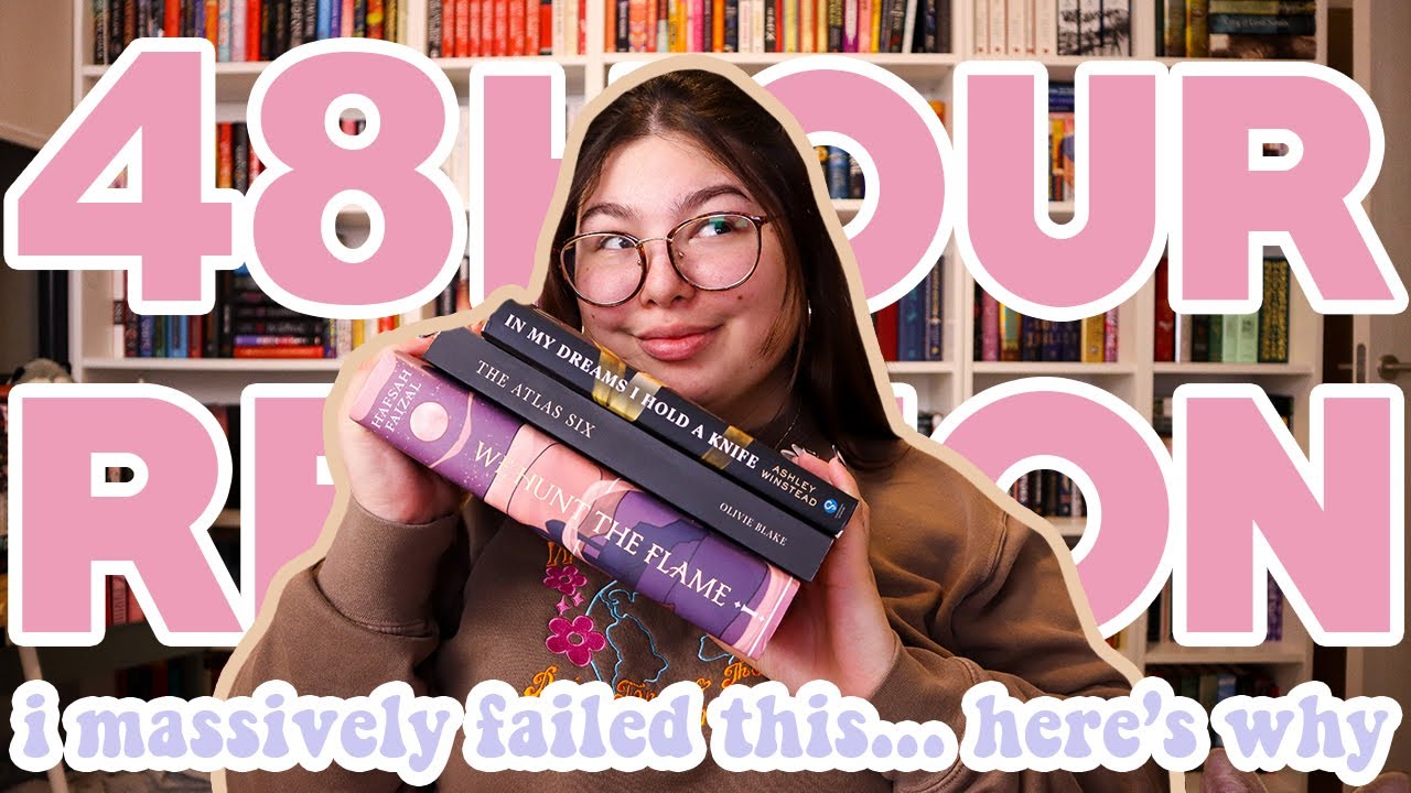i read 2 books in 48 HOURS 🏃🏻‍♀️✨ 48 hour readathon vlog (i failed) 