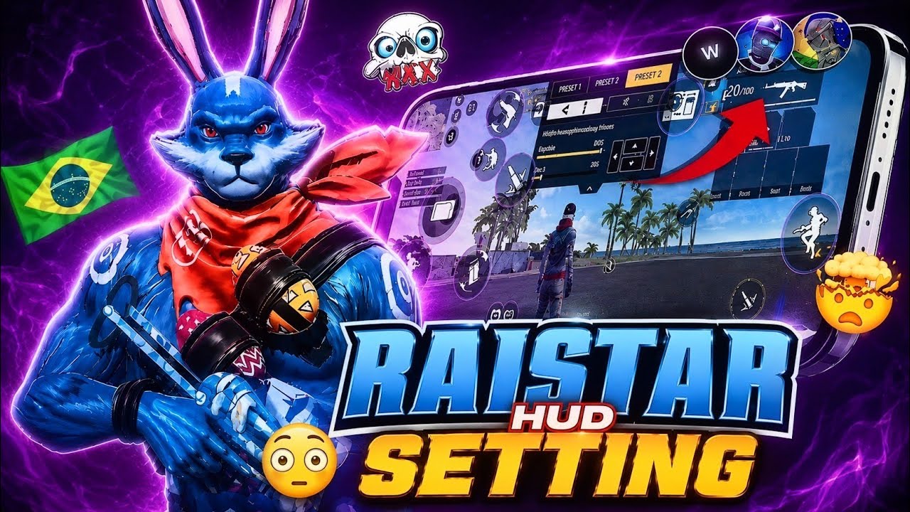 I tried Raistar's HUD! (Shocking result 😱) | Free Fire Glitch Challenge