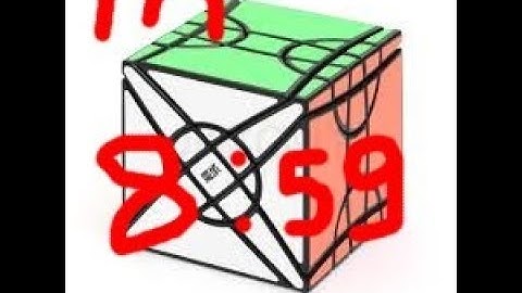 MoYu Fisher Wheel of Time solved in 8:59 min