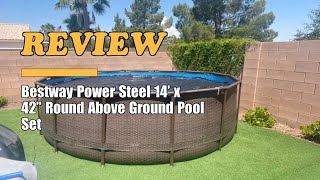 Bestway Power Steel 14 x 42 Round Above Ground Swimming Pool Set Review 2025