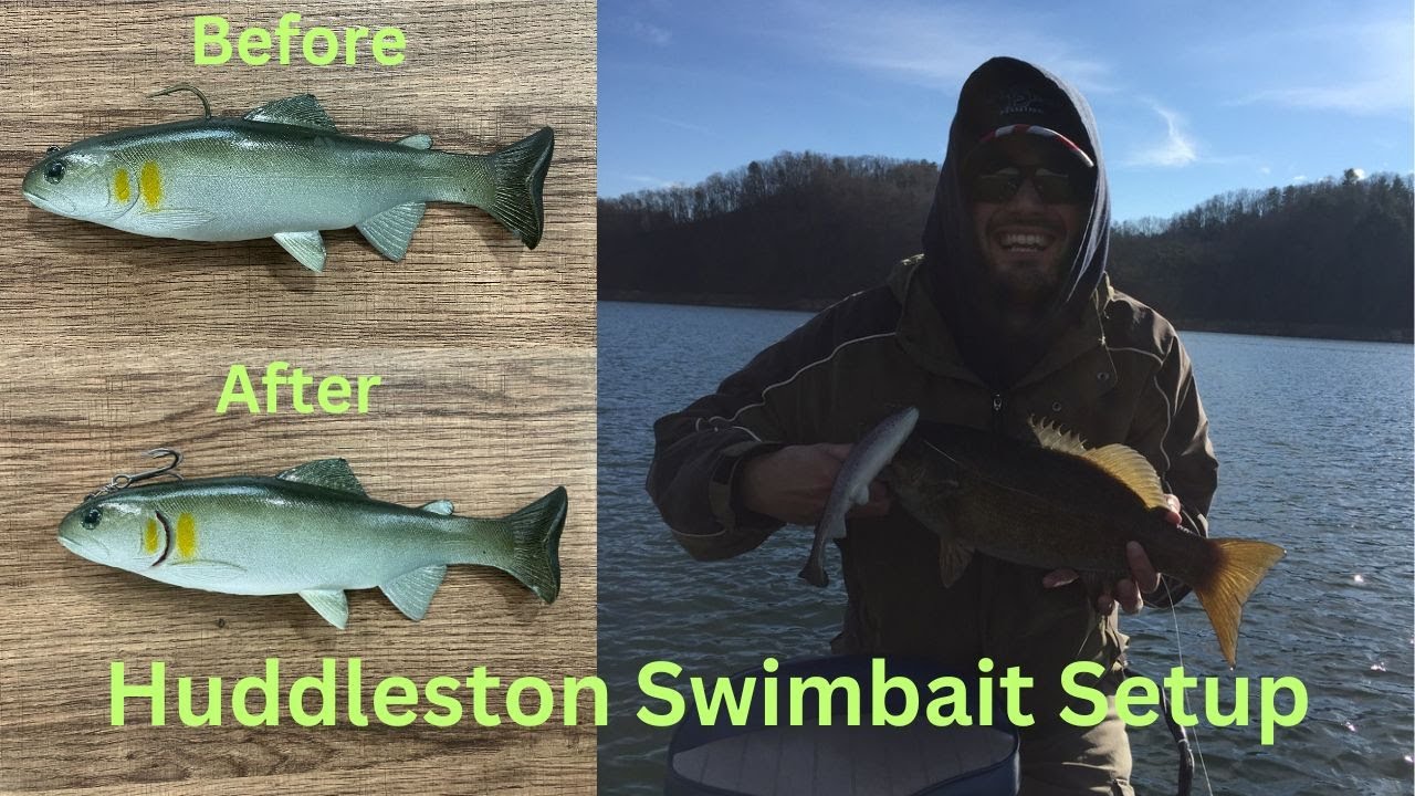 Huddleston Swimbait Bass Fishing: How to Modify the Huddleston