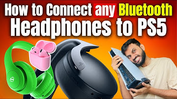 How to Connect any Bluetooth Headphones to PS5 ⚡#ps5