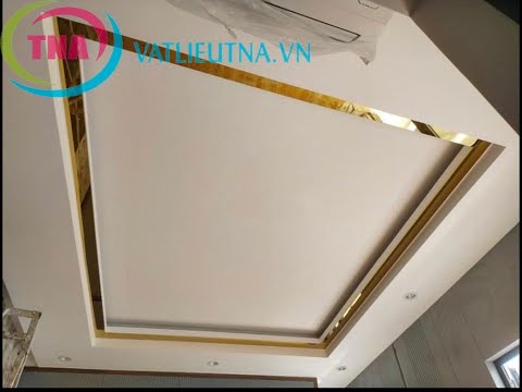 Video Dán nẹp la, nẹp L trần thạch cao - youtube