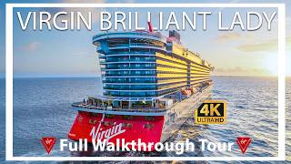 Brilliant Lady | Full Walkthrough Ship Tour &amp; Review | 4K Ultra | &quot;Adults Only&quot; | Virgin Cruises