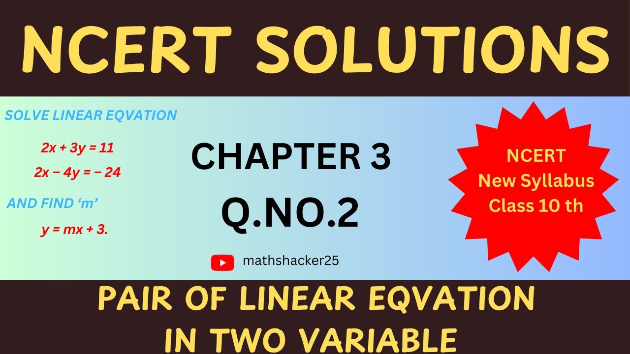 q-no2-solve-2x-3y-11-and-2x-4y-24-and-hence-find-the-value-of