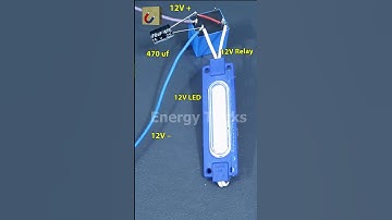 Make a 12V LED Flasher For Your Bike | Motor Cycle | Bicycle #shorts