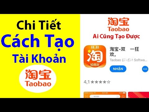 Video Cách tạo tài khoản taobao nhanh gọn đơn giản - youtube