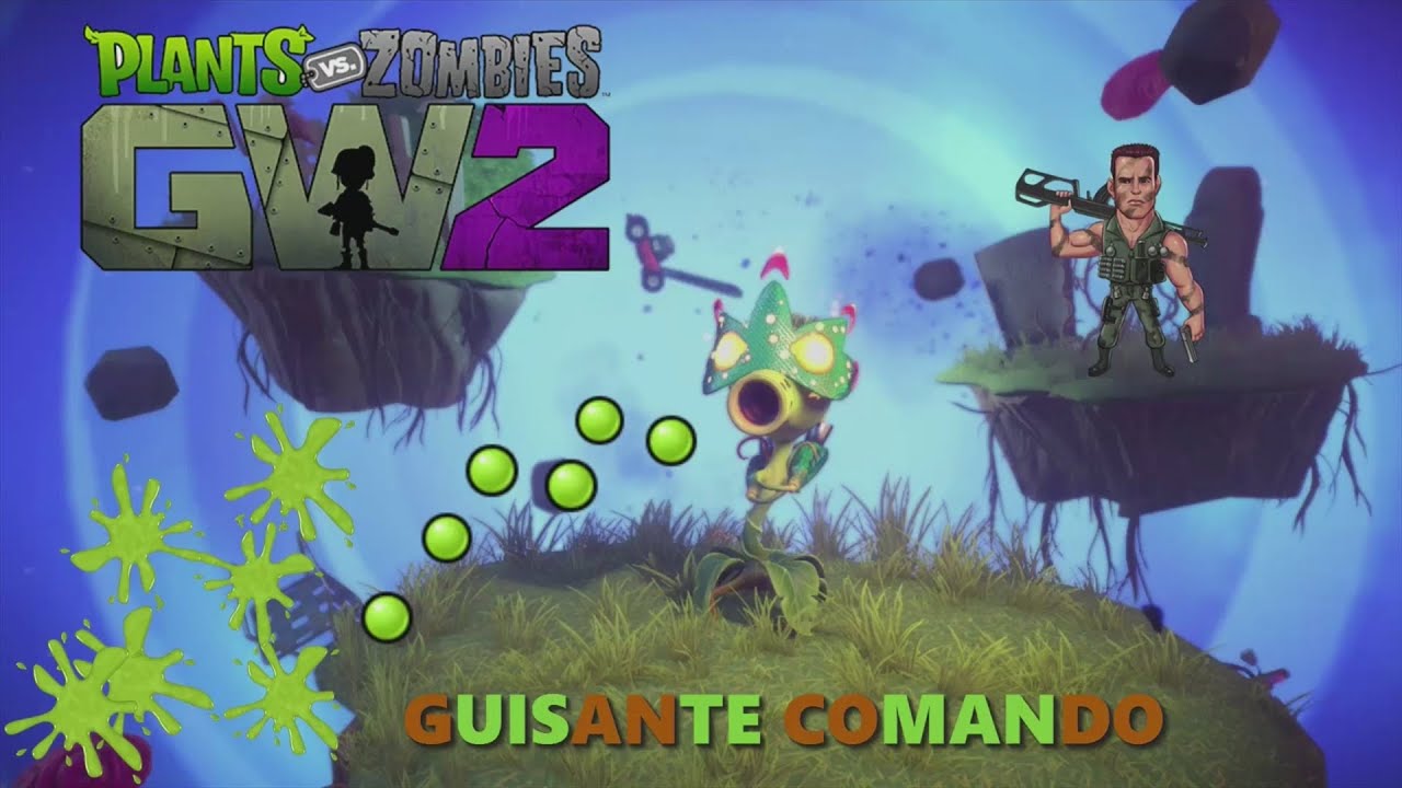 Plantas VS Zombis: Garden Warfare 2 -Guisante Comando- Gameplay #1 En ...