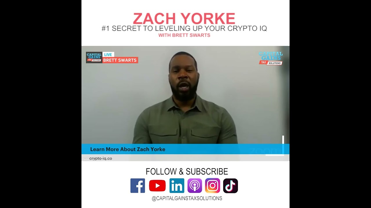 #1 Secret to Leveling Up Your Crypto IQ with Zach Yorke