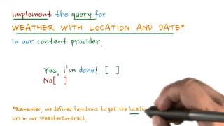 Add the Other Join query Quiz - Developing Android Apps