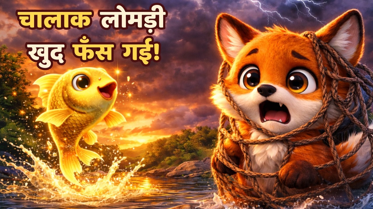 चालाक लोमड़ी खुद फँस गई! | Hindi Kahaniya | Hindi Kahani | Smart Fox Big Mistake | Hindi Moral Story