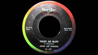 JOHN LEE HOOKER - WANT AD BLUES ~Exotic Blues~