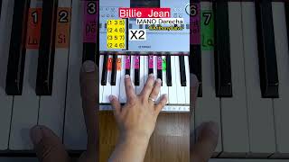 Bilie Jean #piano #pianotutorial #shorts #michaeljackson