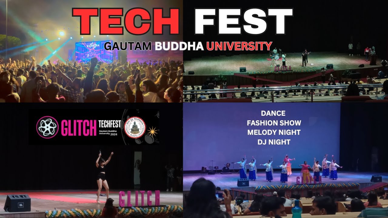 To Much Fun At Glitch Tech Fest 🔥 Gautam Buddha University Tech