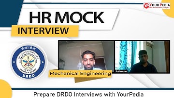 DRDO HR Mock Interview | ME | Important DRDO Interview Questions | Prepare interviews with YourPedia