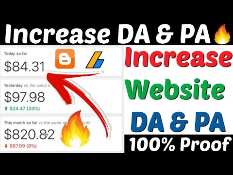 How To Increase Website Domain Authority And Page Authority | Increase Any Website DA And PA 2019