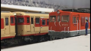 DF50とキハ58系が停まる駅 DCC HOゲージ 16番
