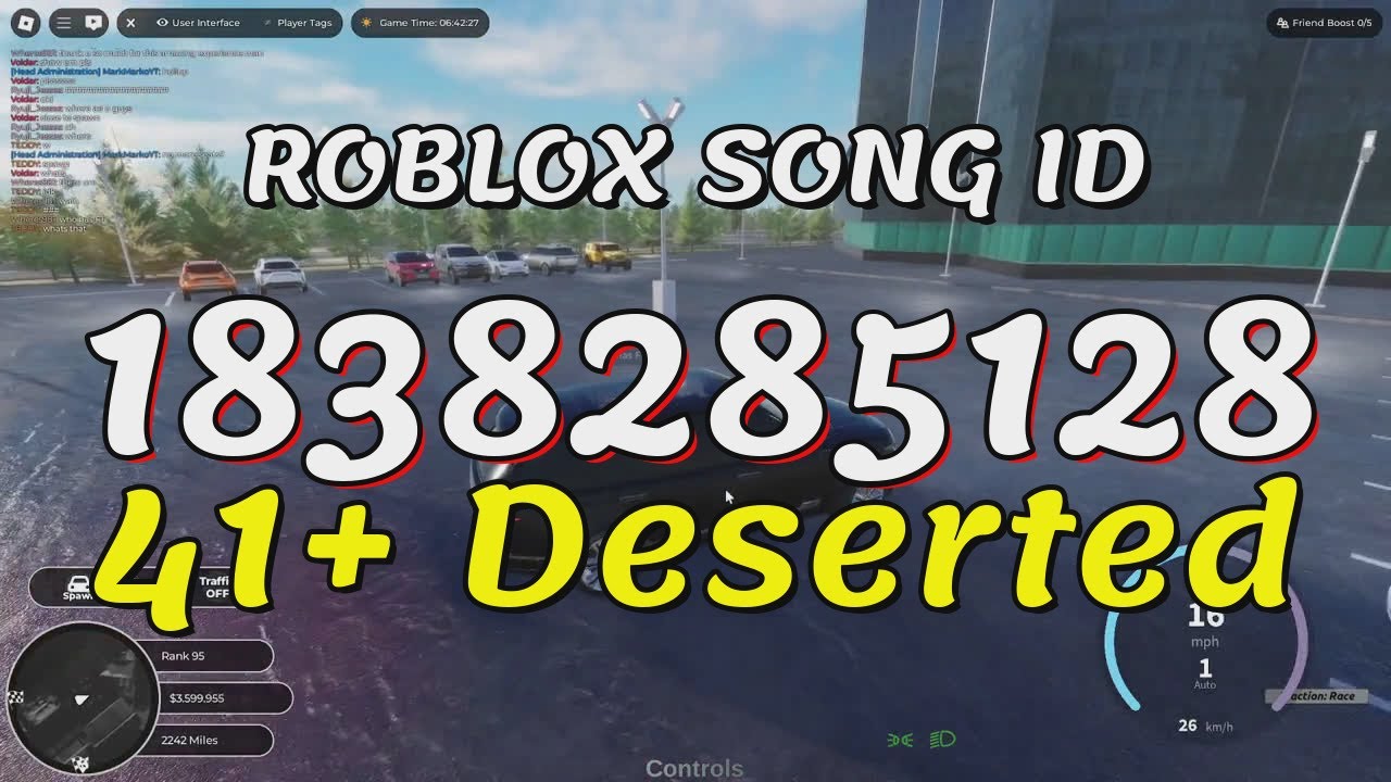 Song Ids Rostreets 41+ Deserted Roblox Song IDs/Codes - YouTube