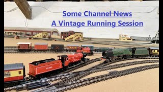 Some Super 4 Vintage Toy Train Fun. Wrenn And Hornby With A Little Tri-ang Today. Also Channel News
