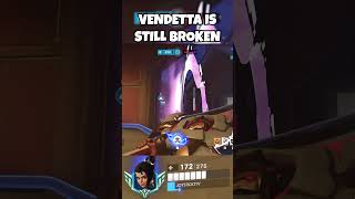 Vendetta is STILL the most broken hero in Overwatch!  #overwatch #overwatch2 #vendetta