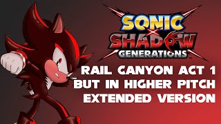 Rail Canyon Act 1 but in higher pitch extended version
Requested by @BlitzenBugatti. This is a 10-minute extension of this track: https://youtu.be/vE8K2qhsWIA?si=jdvUqei6a-ReEMic
(I used the album version of Rail Canyon Act 1 and heightened its pitch to match the original one from Sonic Heroes.)
Here’s a link to the original track: https://youtu.be/115C9ISpflM?si=Ab_sg2pbIwMMNxUf
Shadow art by me! Enjoy. Rail Canyon Act 1 but in higher pitch extended version
