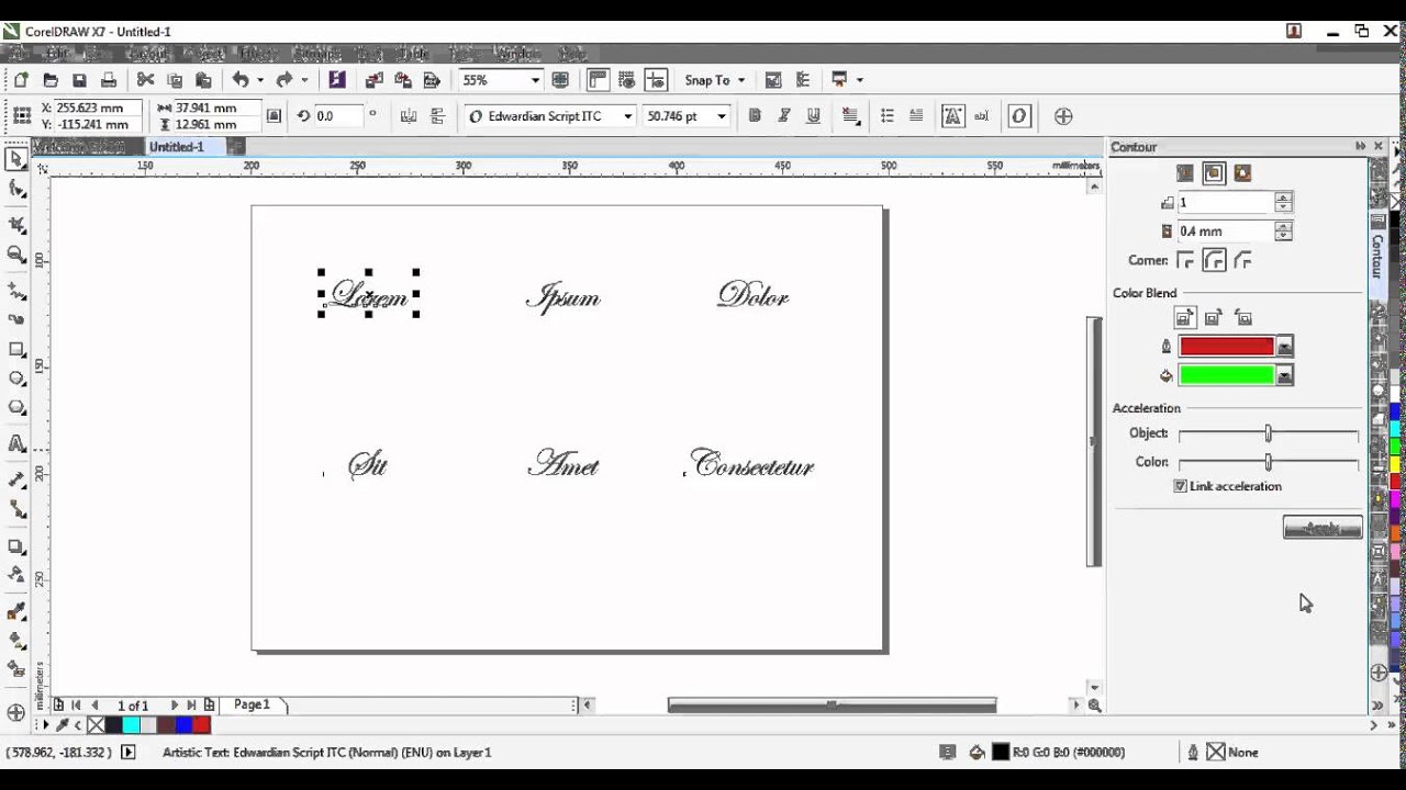 Membuat PolaTeks Dengan CorelDRAW Belajar CorelDRAW Membuat PolaTeks Dengan CorelDRAW Belajar CorelDRAW
