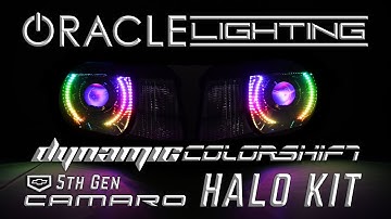 ORACLE Lighting 5th GEN Camaro Dynamic ColorSHIFT® Halo Kit