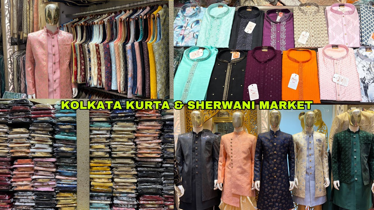 Kolkata Zakaria Street Kurta Market | Kolkata Sherwani Market | Kolkata Kurta Market 2024
