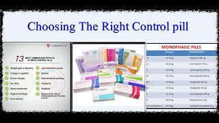 Choosing the Right Birth Control Pill.ما هيا نوع  اقراص منع الحمل المناسبه لك