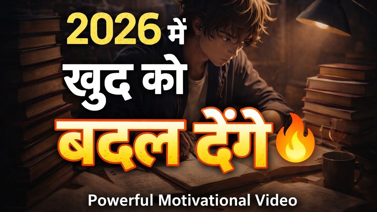 🎧 2026 में खुद को बदल दो 🔥 | अगर अब नहीं बदले, तो ज़िंदगी भर पछताओगे  Powerful Motivational Video
