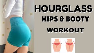 HOURGLASS HIPS & BOOTY WORKOUT| ( Get Wider Hips At Home ) | Jikenya Unveils