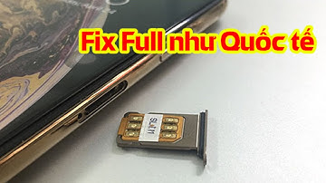 Hướng dẫn cách fix Quốc tế cho iPhone X Lock bằng SIM ghép ICCID đơn giản tại nhà