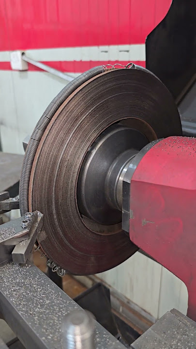 hilux front brake rotor resurfacing #brakesystem #automobile