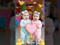 Twin Babies Roller Dance with Ducklings!